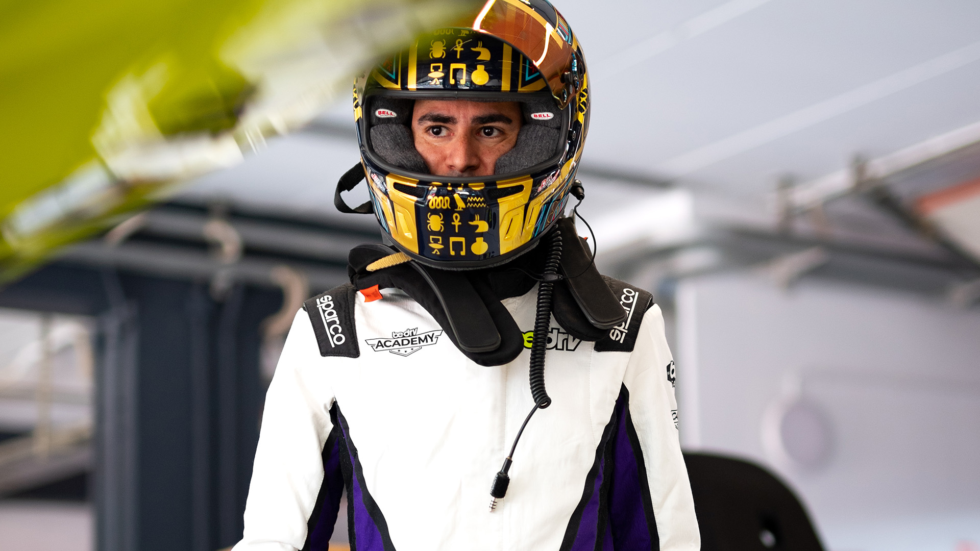 Tarek Fahmy in pista a Imola con BeDriver Academy durante il Porsche Sprint Challenge Suisse 2026.